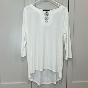 👚Always Indigo NWOT 3/4 Sleeve Top Size: (L)(Buy Now Only)No Offers